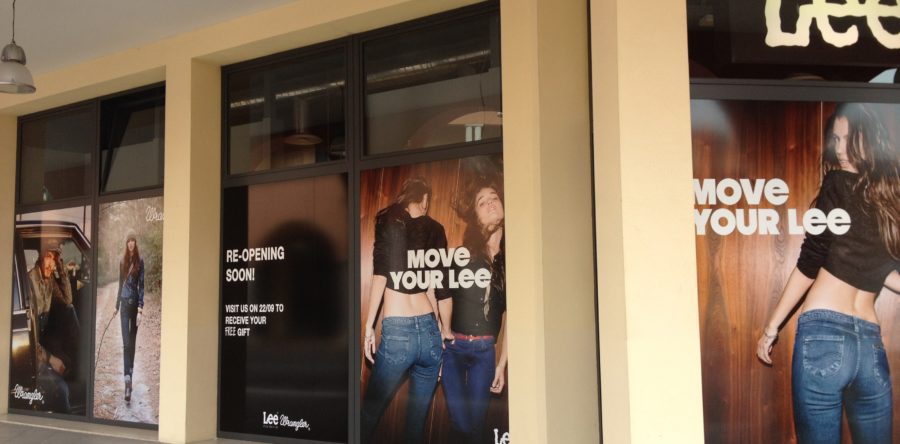 Decorazione Vetrine Negozi