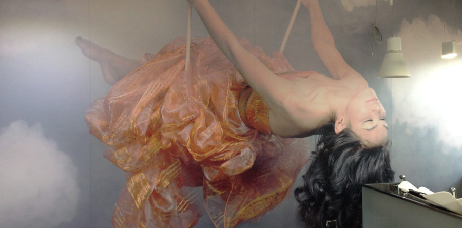 Decorazione parete punto vendita