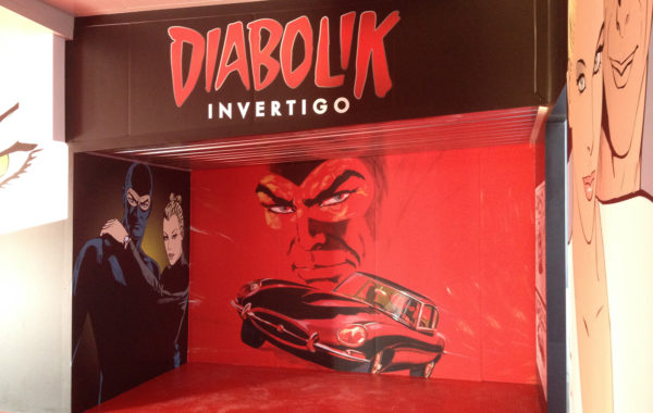 Decorazione gadget store “DIABOLIK”