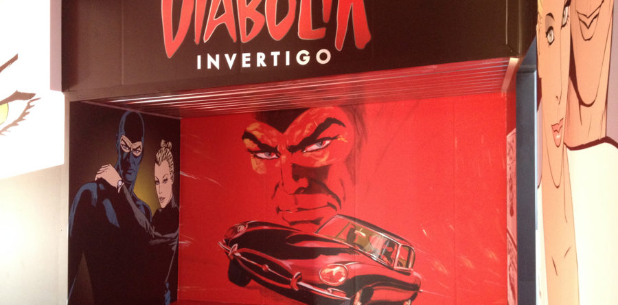 Decorazione gadget store “DIABOLIK”