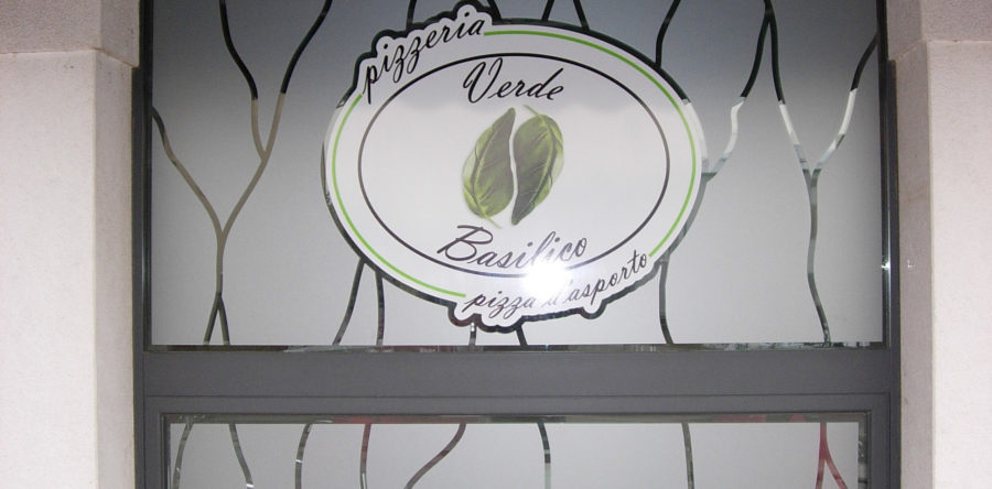 Decorazione Vetrina Pizzeria